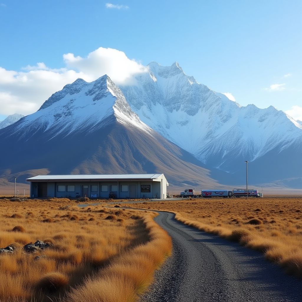 Estación YPF en Patagonia